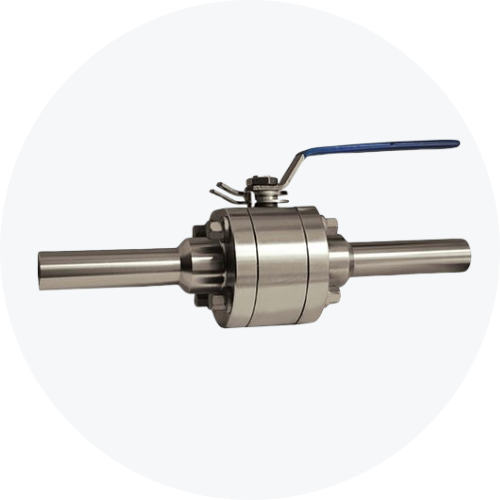 High-pressure ball valve